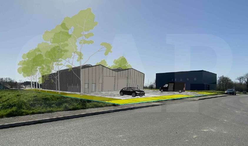 Loue cellule activité bureaux 300m² à Bourgbarré