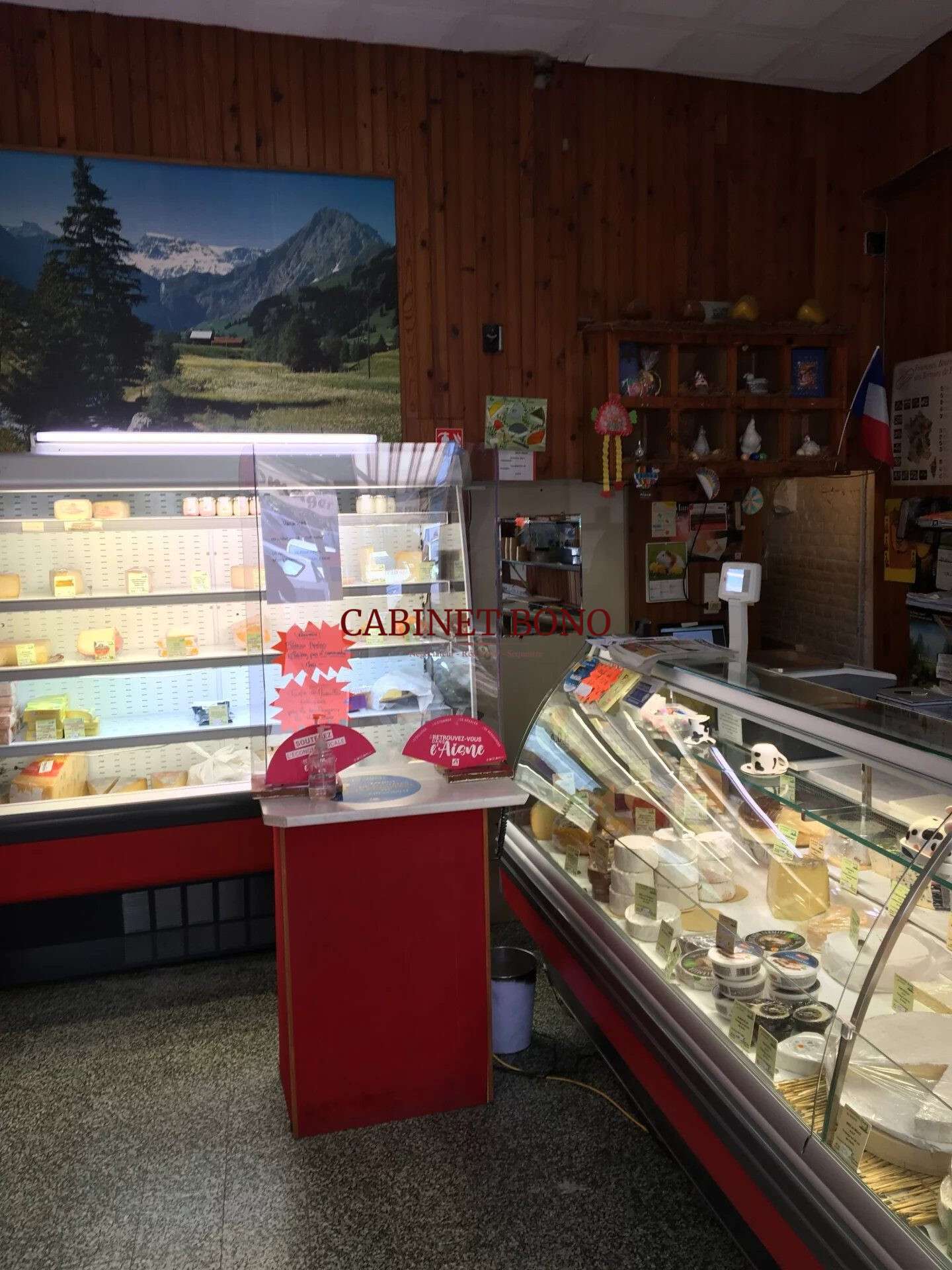 Vente fromagerie en centre ville de Saint Quentin