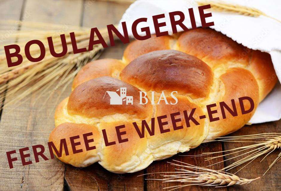 Vente boulangerie de semaine à vendre au Havre