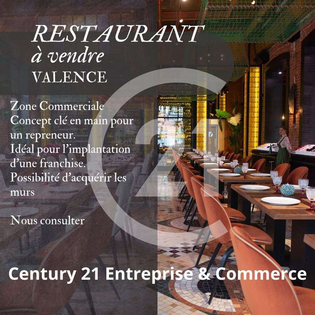 A vendre restaurant top emplacement à Valence