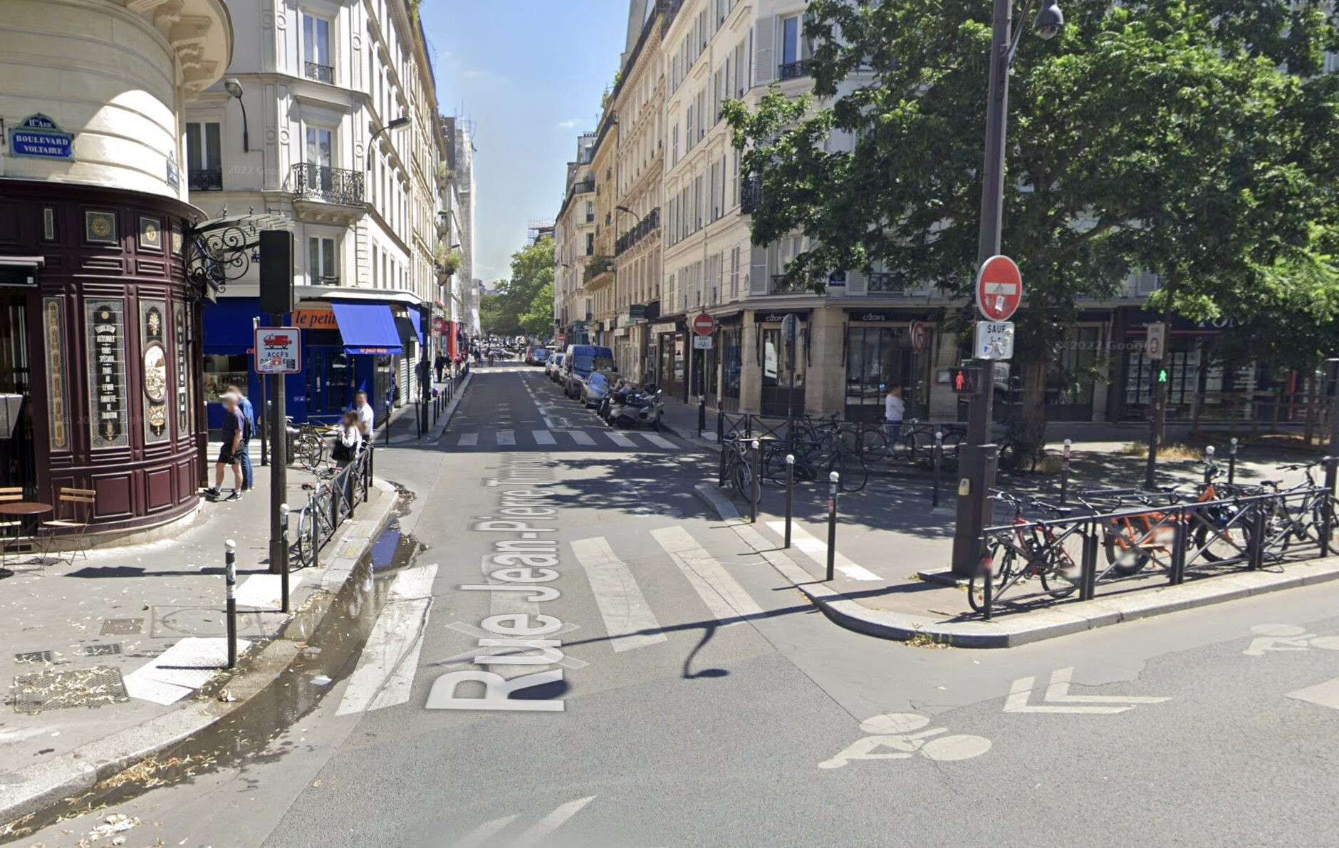 AV murs libres d'angle restaurant 75011 Oberkampf 