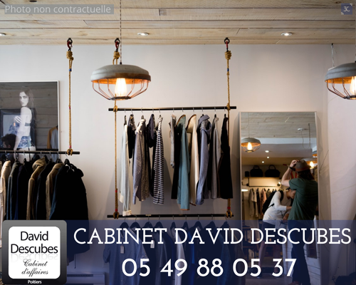 Vente magasin de prêt à porter rue piètonne Niort