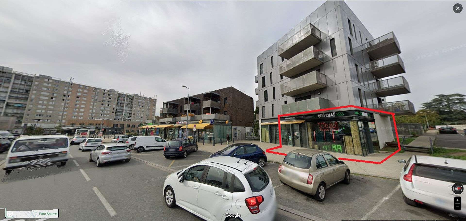 Vente murs local commercial loués à Talence