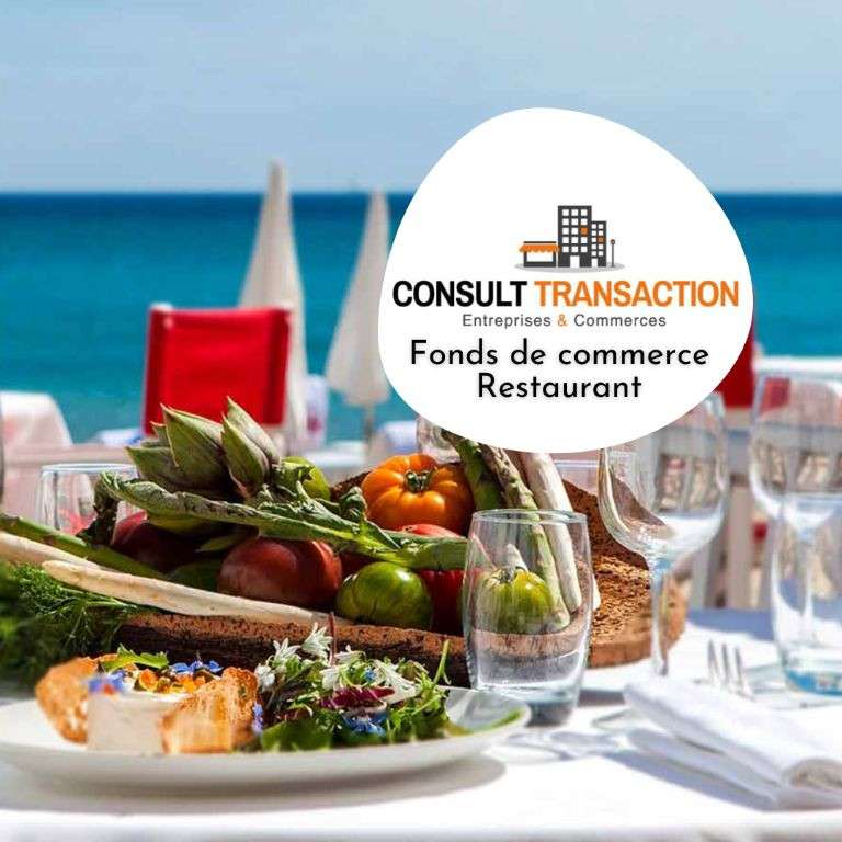 Vente restaurant lic IV vue mer la plaine sur Mer