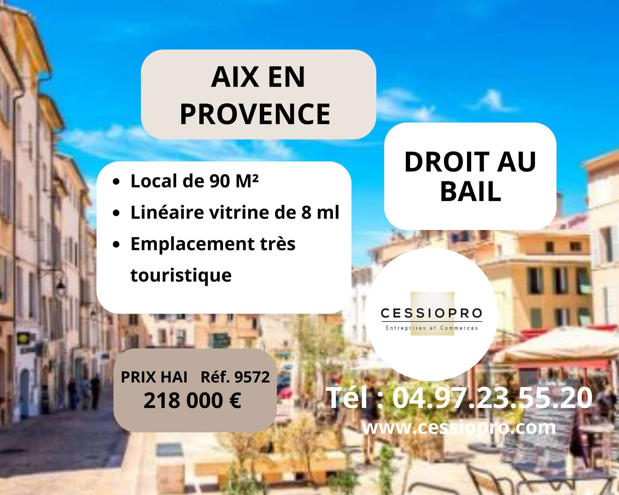 DAB local 90m² à Aix-en-Provence Place Prêcheurs