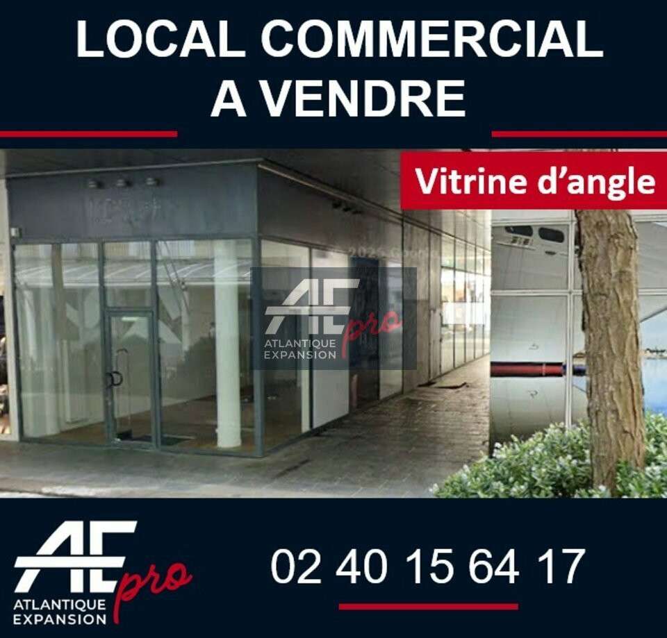 Vente local commercial 55m² d'angle à St-Nazaire