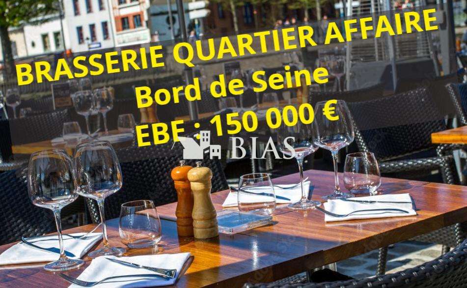 Vente brasserie bar 90 hecto à Rouen bord de Seine