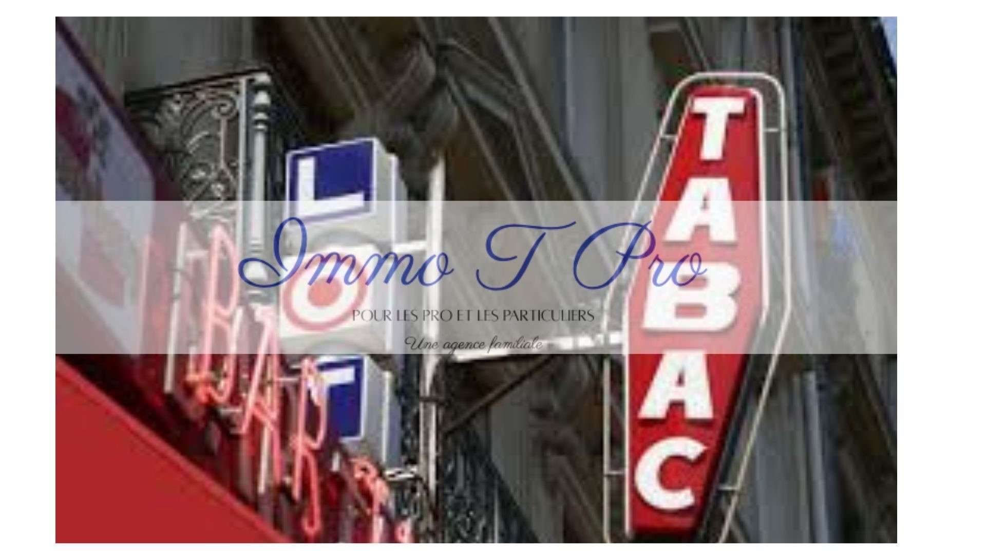 Vente bar tabac PMU en angle à Poissy