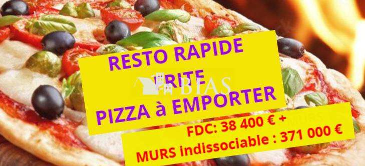 Cède resto rapide pizza vente à emporter dept 76