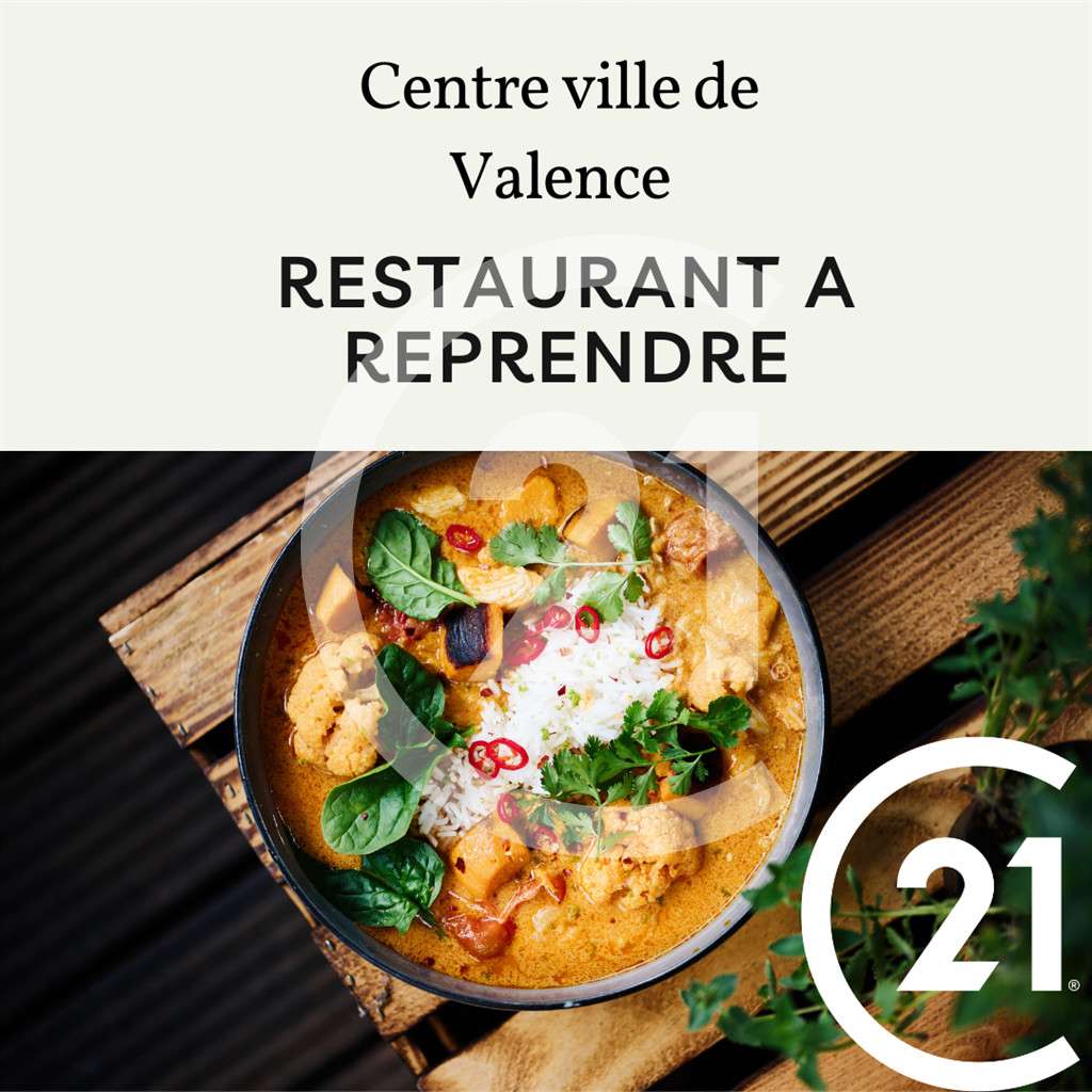 A vendre restaurant avec terrasse à Valence (26)