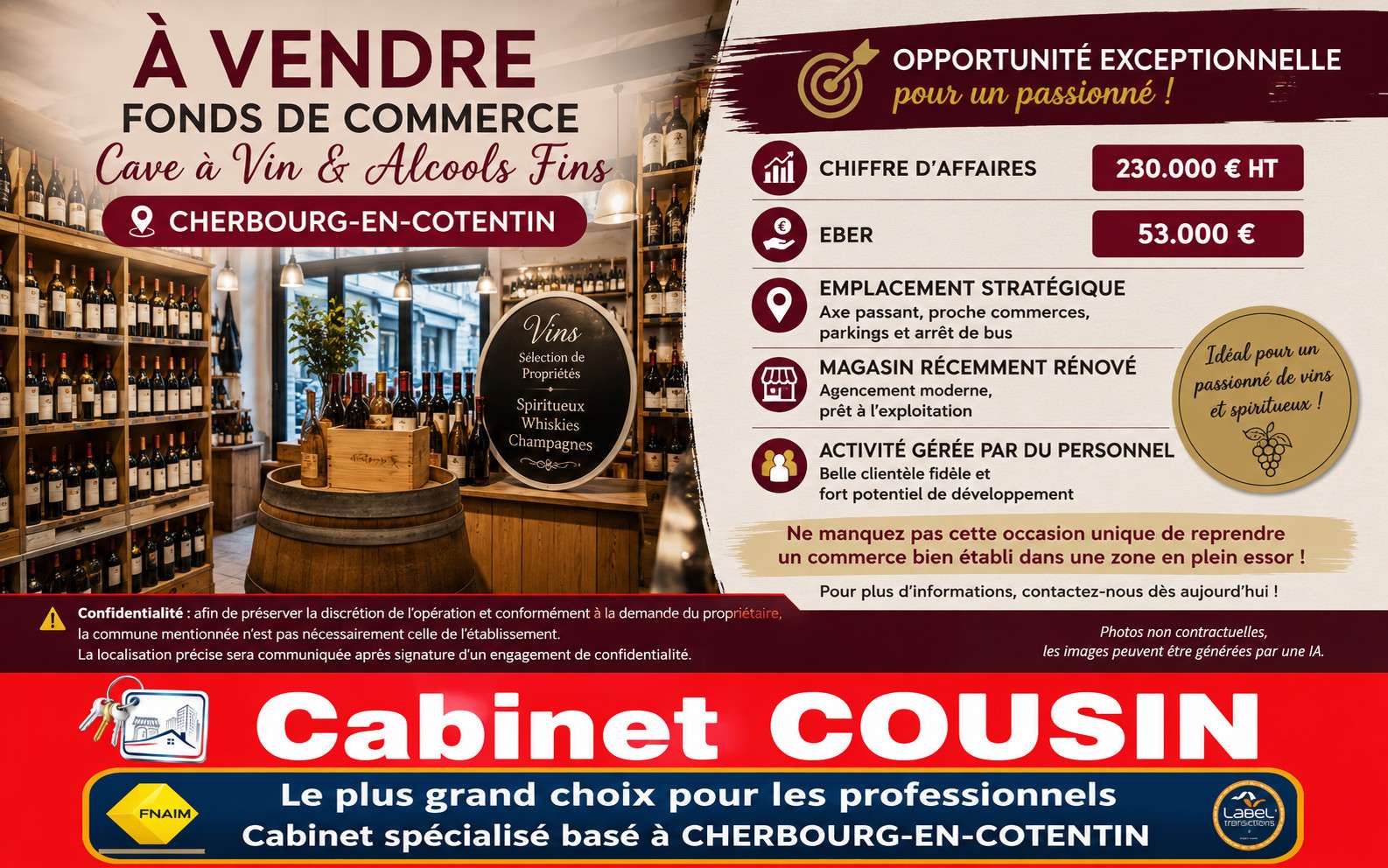 AV cave à vin alcools fins à Cherbourg-en-Cotentin