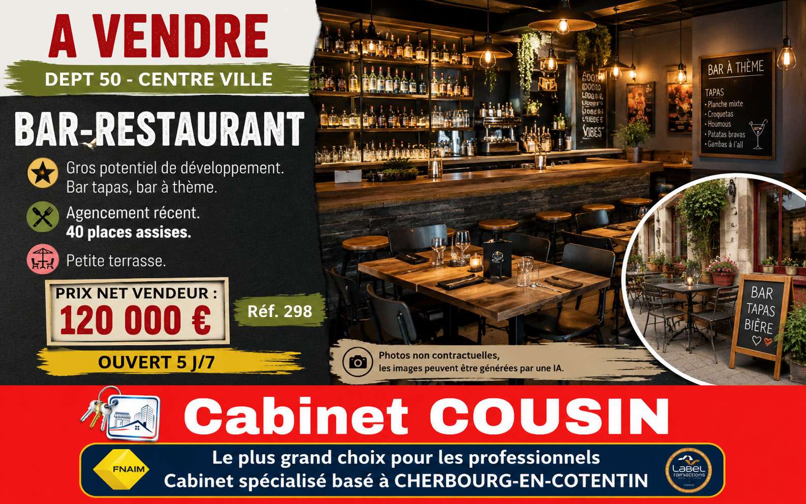 AV bar restaurant traiteur à Cherbourg en Cotentin