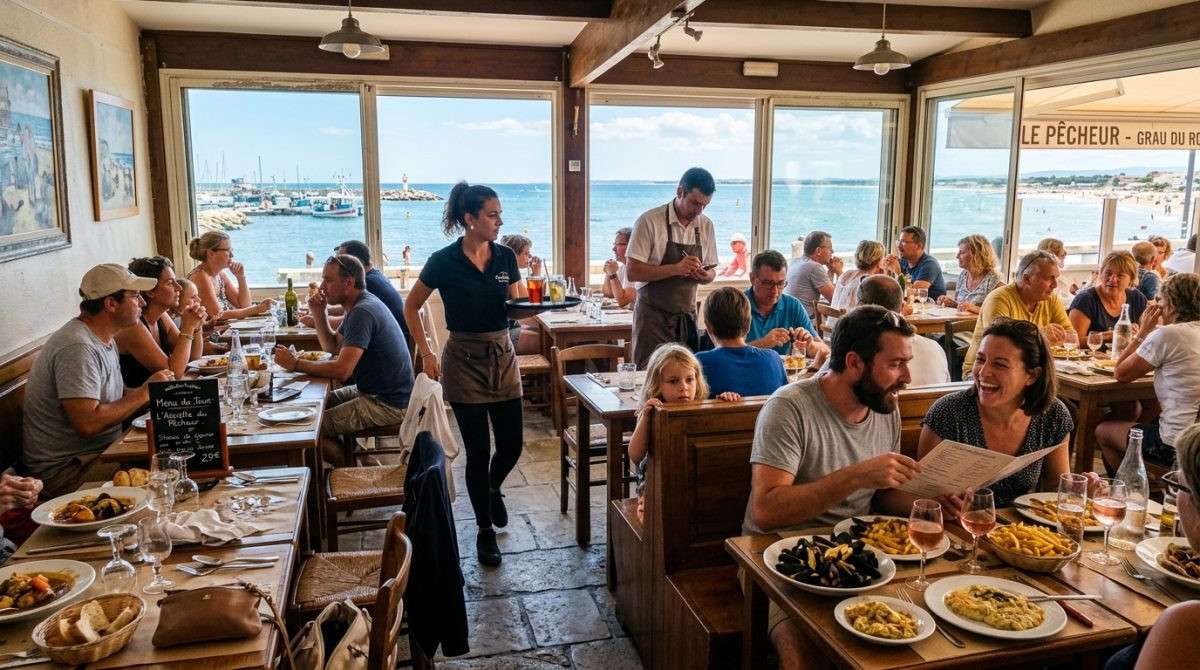 Vente restaurant emplacement N°1 au Grau du Roi