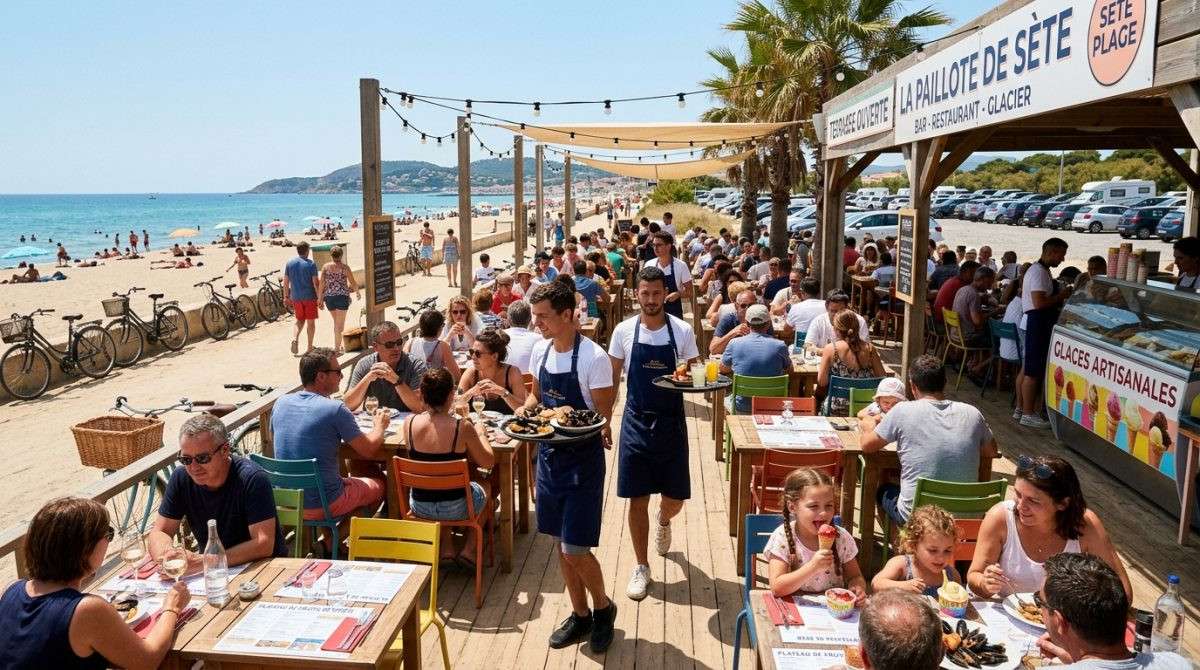 A vendre bar restaurant glacier sur littoral Sète