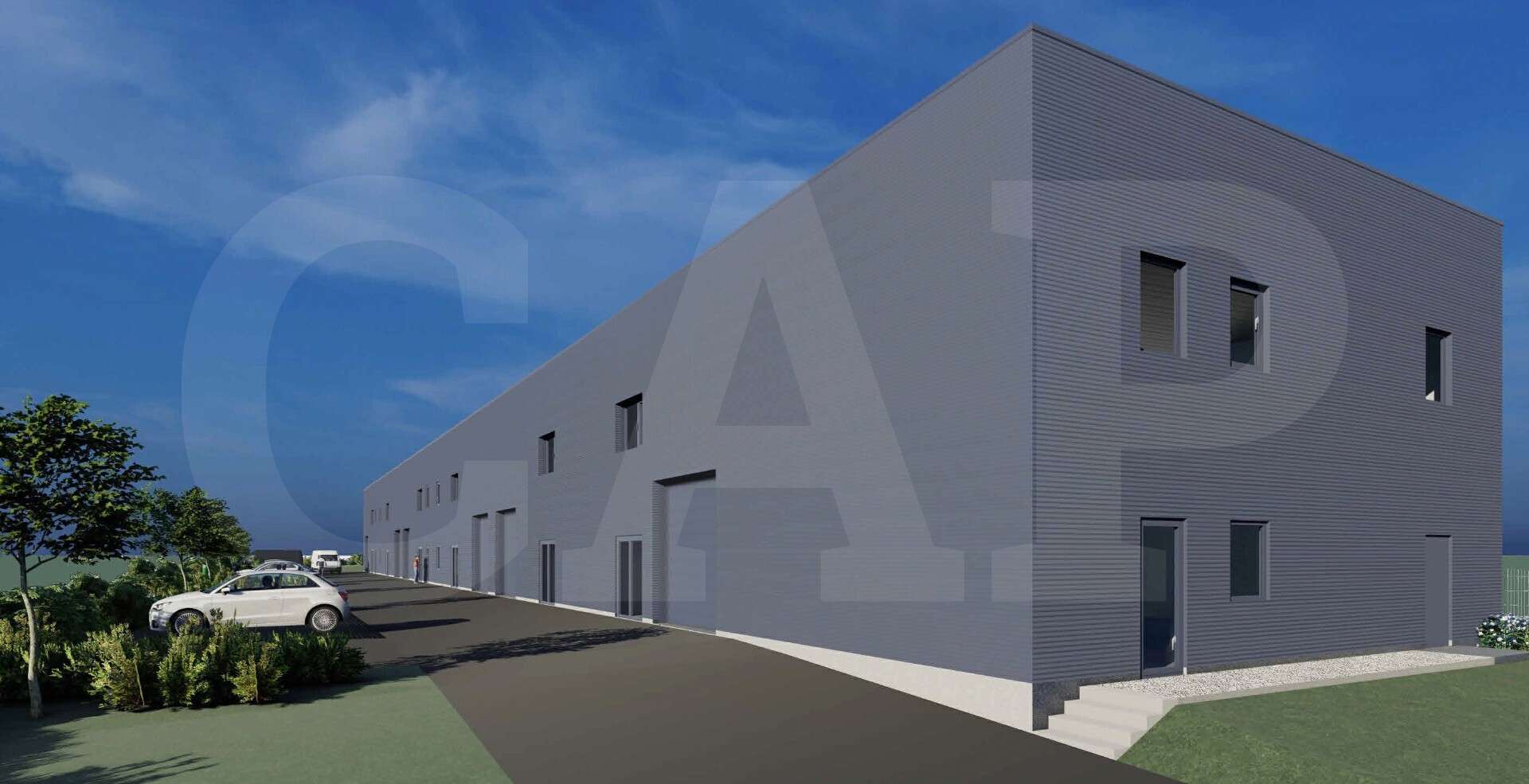 A louer cellule d'activité 220m² au Rheu
