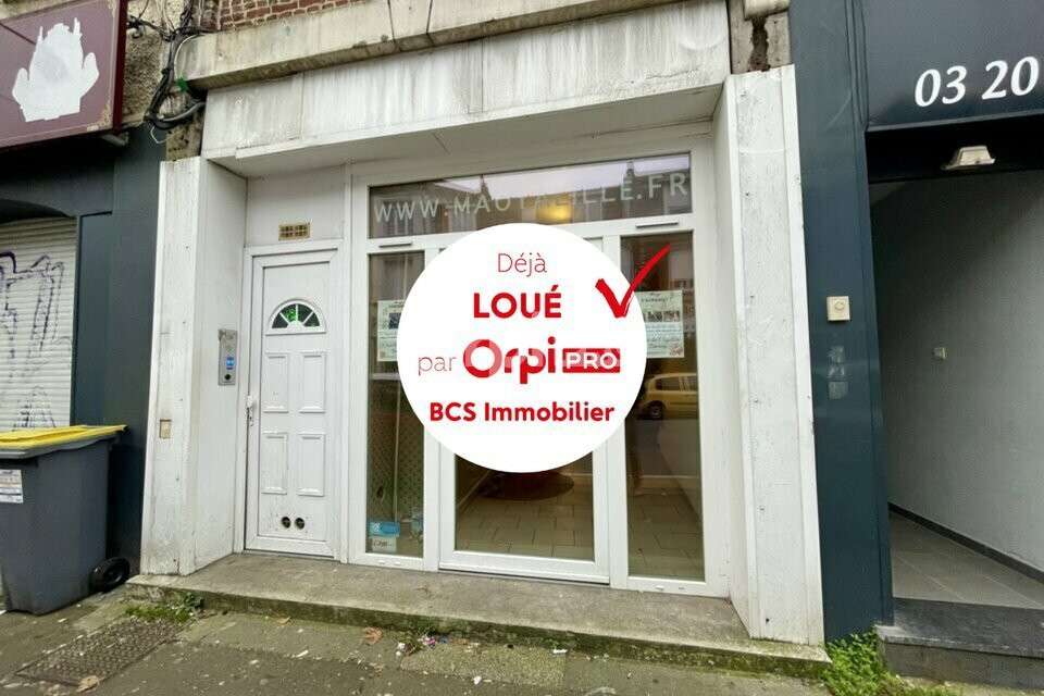 A louer local commercial 37m² à Lille Lomme
