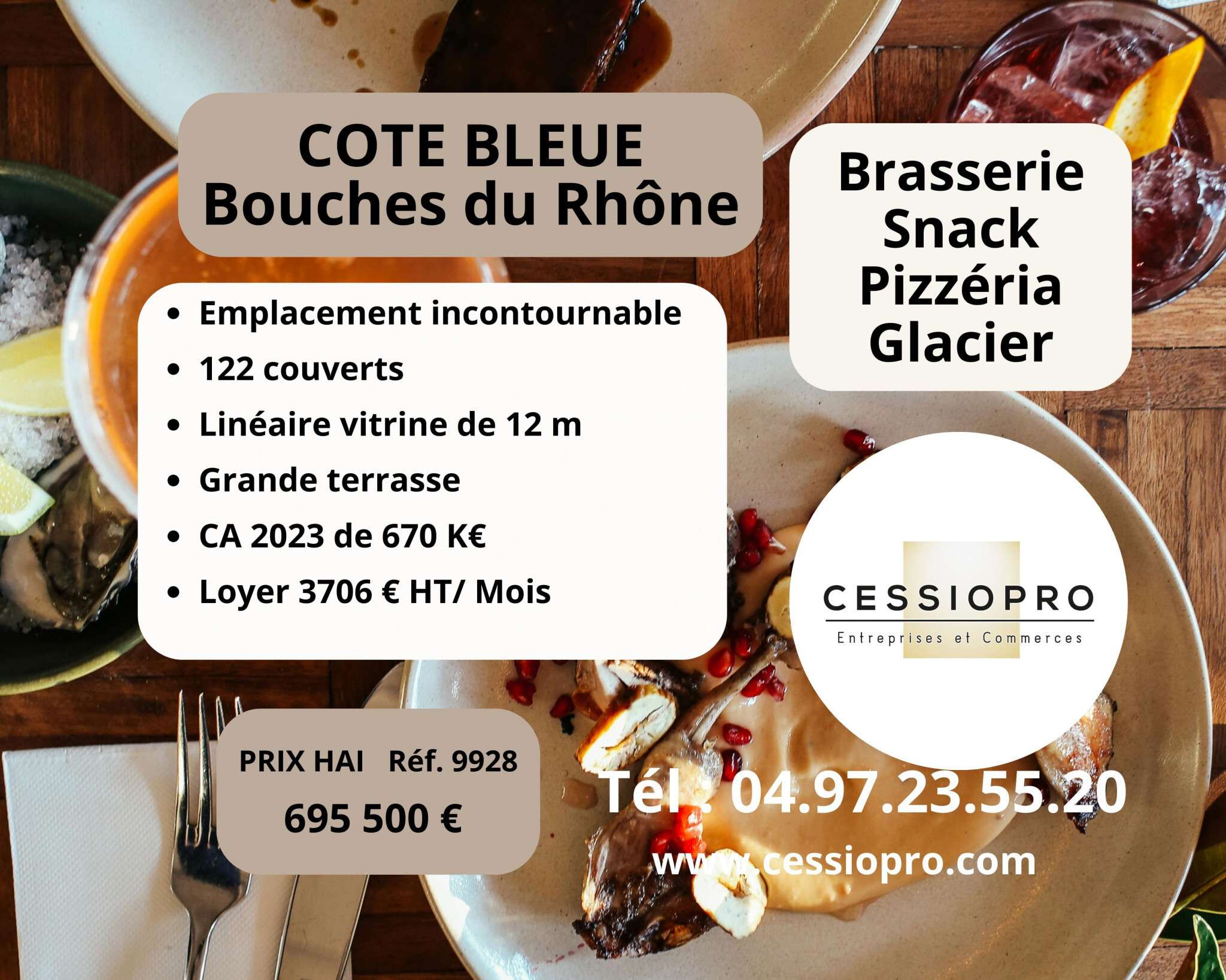 AV brasserie snack pizzeria glacier Carry le Rouet
