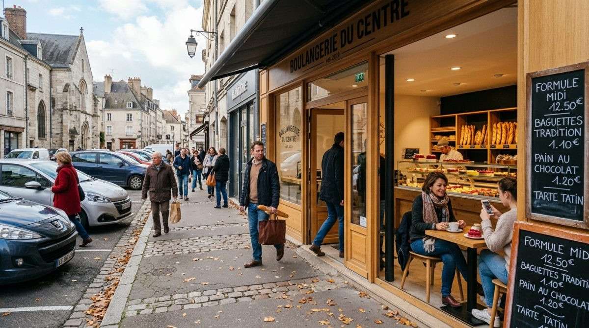 Vente boulangerie pâtisserie à Bourges axe passant