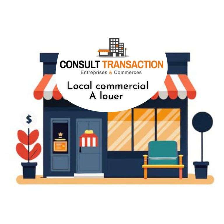 A louer local commercial 106m² à Pornic centre 