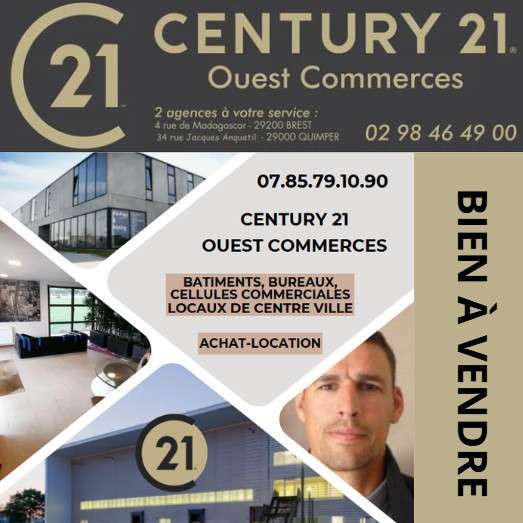 Vente murs commerciaux avec terrasse à Fouesnant