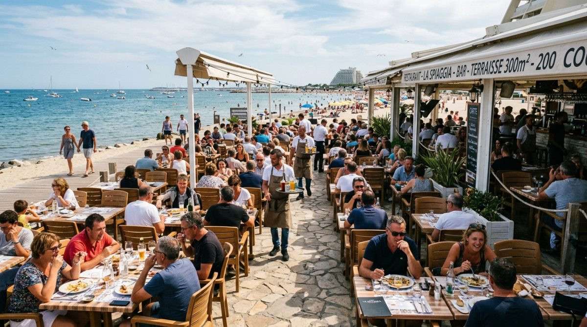 Vente restaurant licence 4 à la Grande Motte