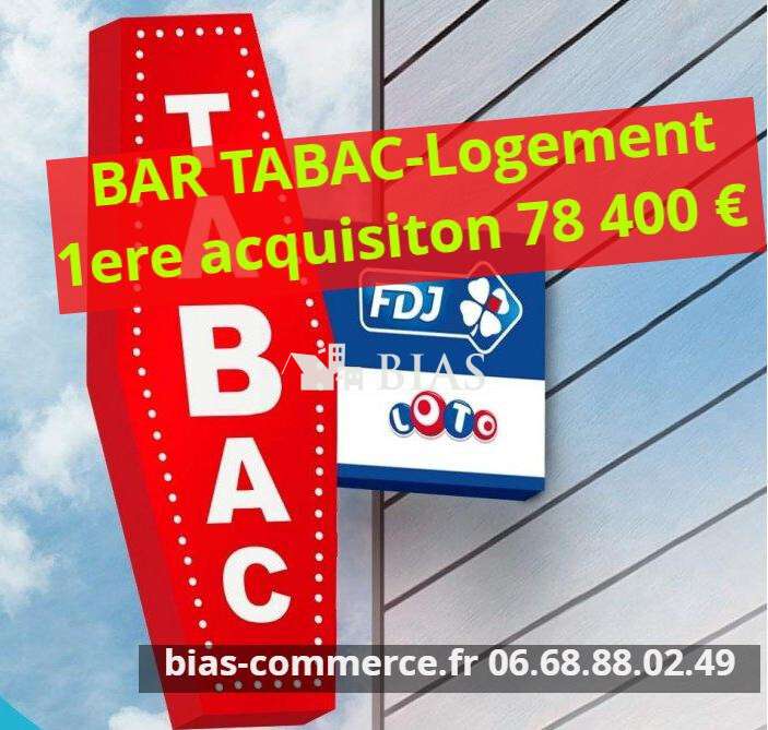 Cède bar tabac FDJ loto idéal 1 pers logement Eure