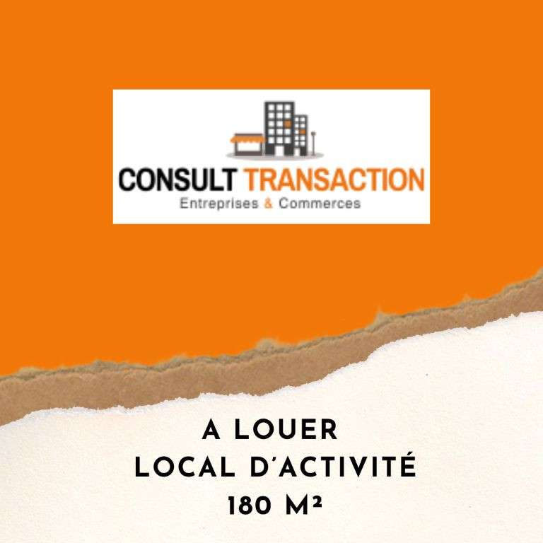 A louer local 180m² axe passant La Plaine-sur-Mer