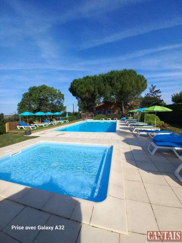 Vente chalets piscine vue panoramique Gers