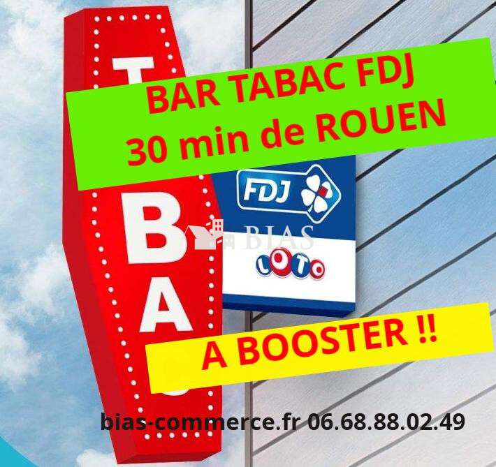 AV bar tabac FDJ en centre bourg 30 min de Rouen
