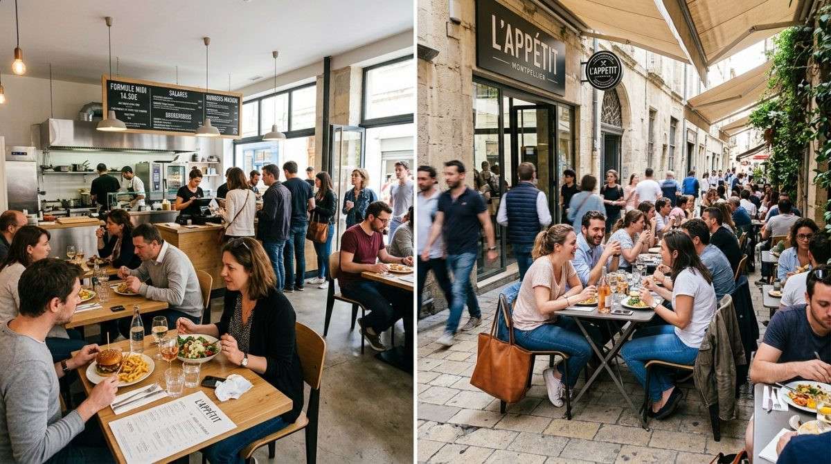 A vendre restauration rapide coeur de Montpellier