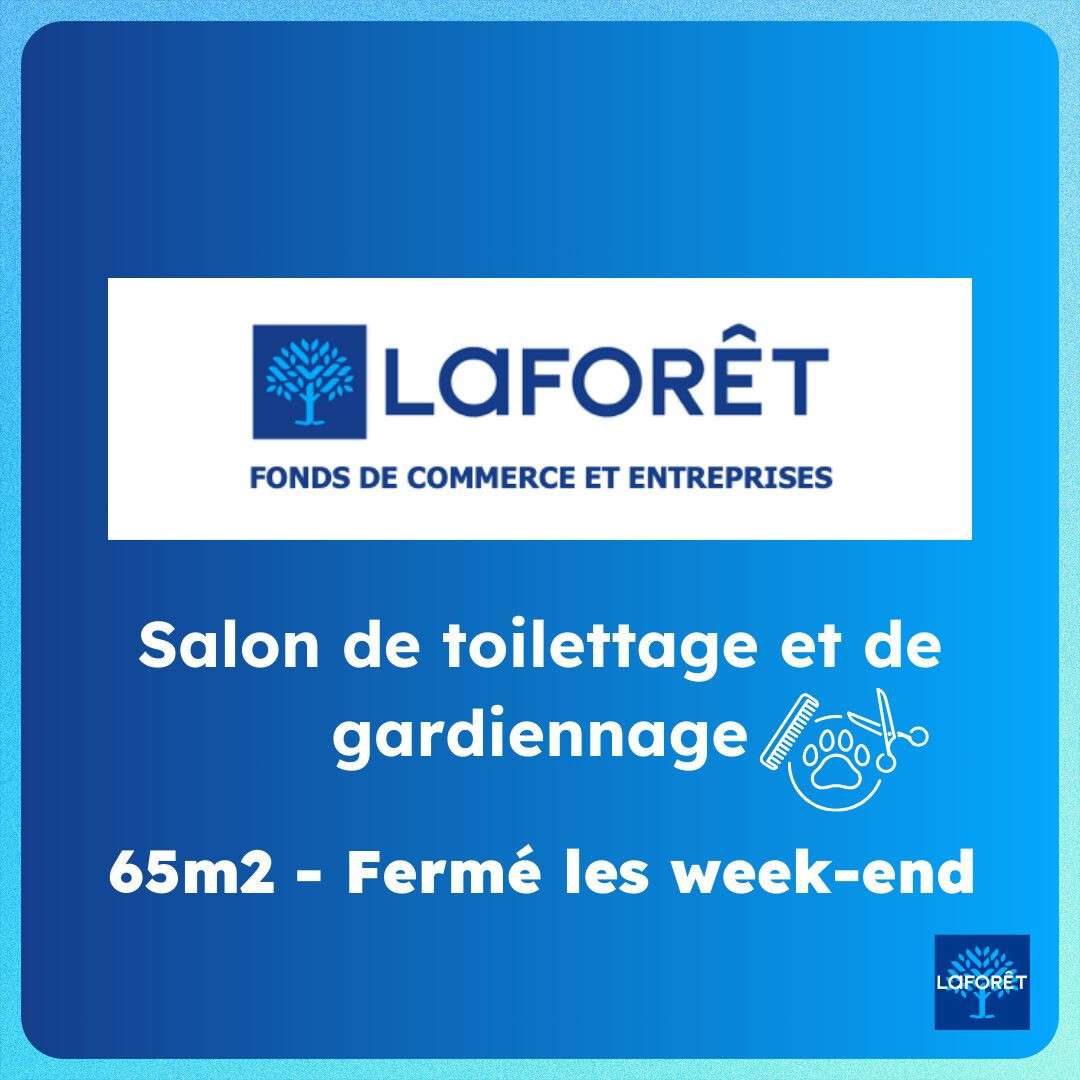 A vendre fonds de salon de toilettage à Bordeaux
