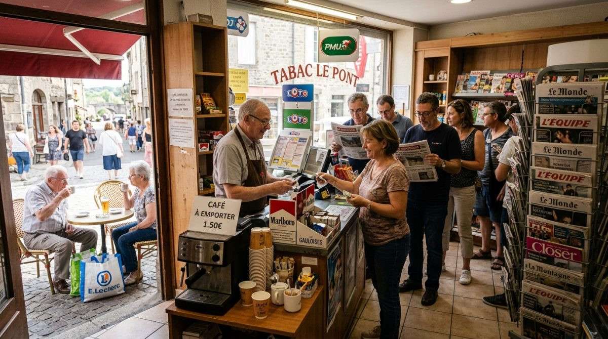 Vente FDC tabac presse FDJ proche Pont du Château