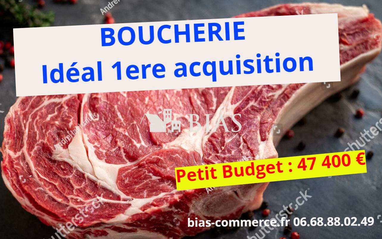 Vente boucherie idéale couple en centre bourg 76