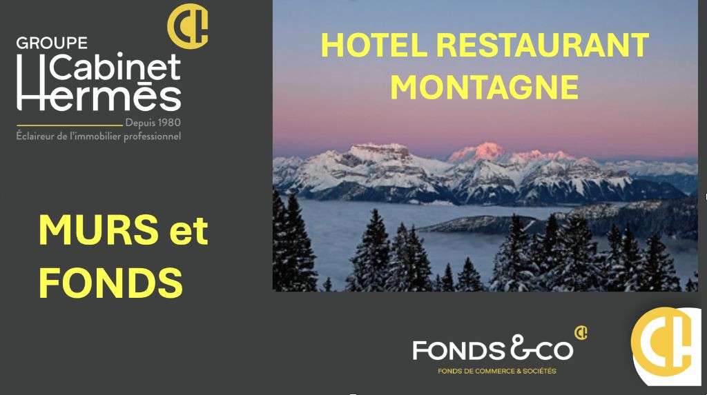Vente murs et fonds hôtel restaurant montagne 74