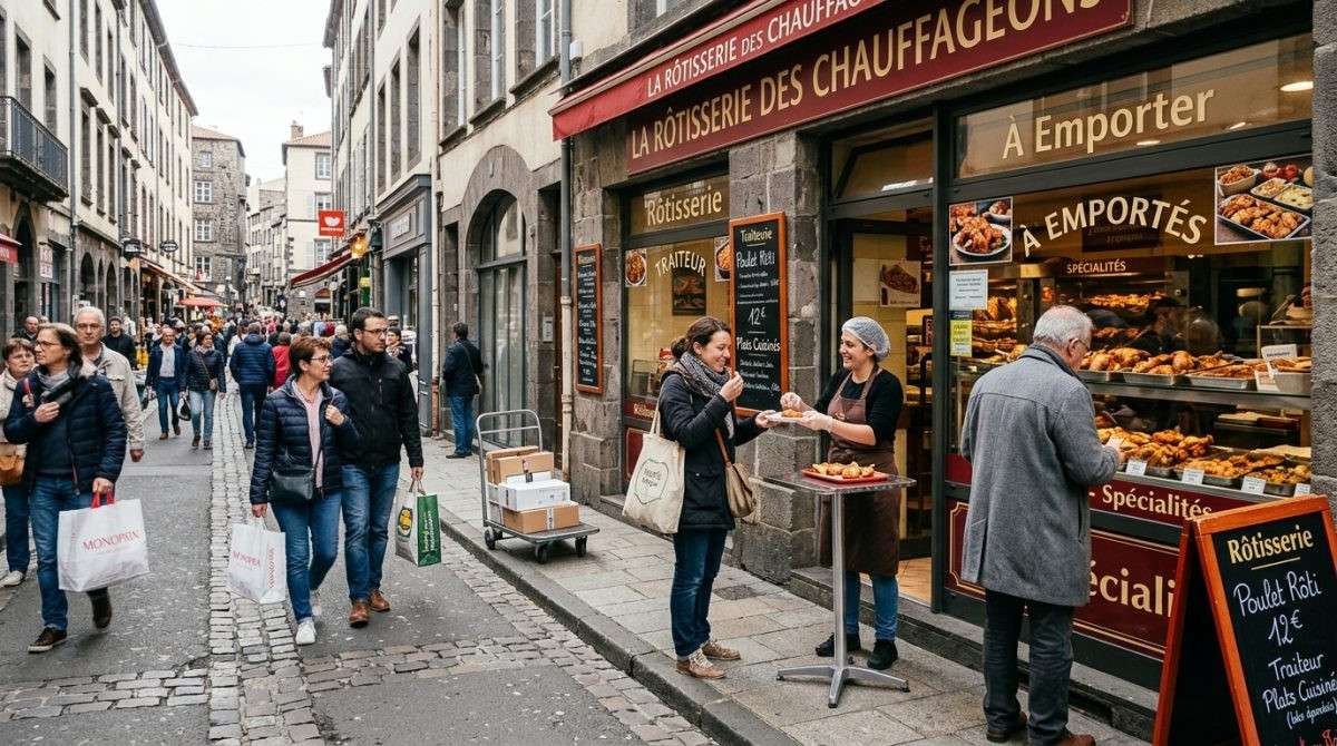 Vente rôtisserie/traiteur Clermont Fd hyper centre