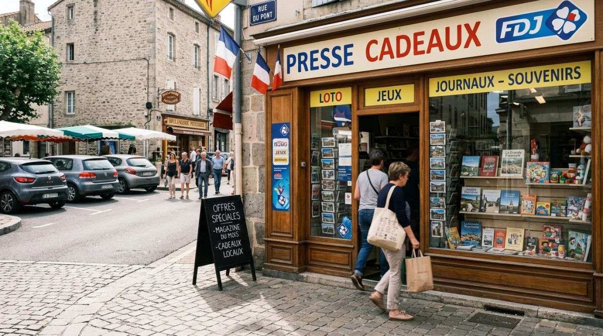 A vendre presse cadeaux FDJ sur Issoire