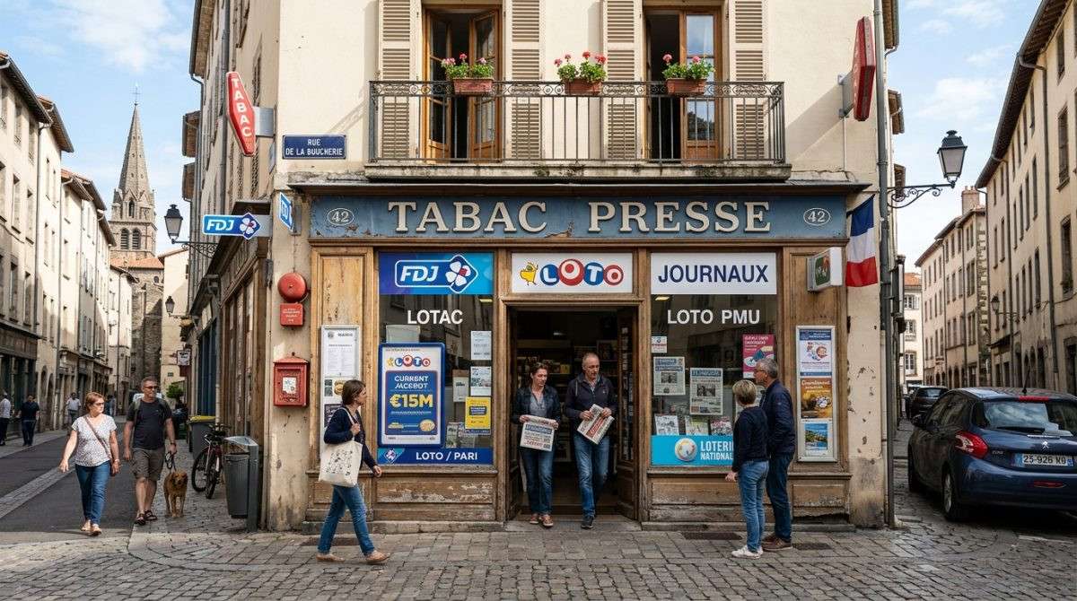 Vente murs tabac presse FDJ loto à 25 min du Puy