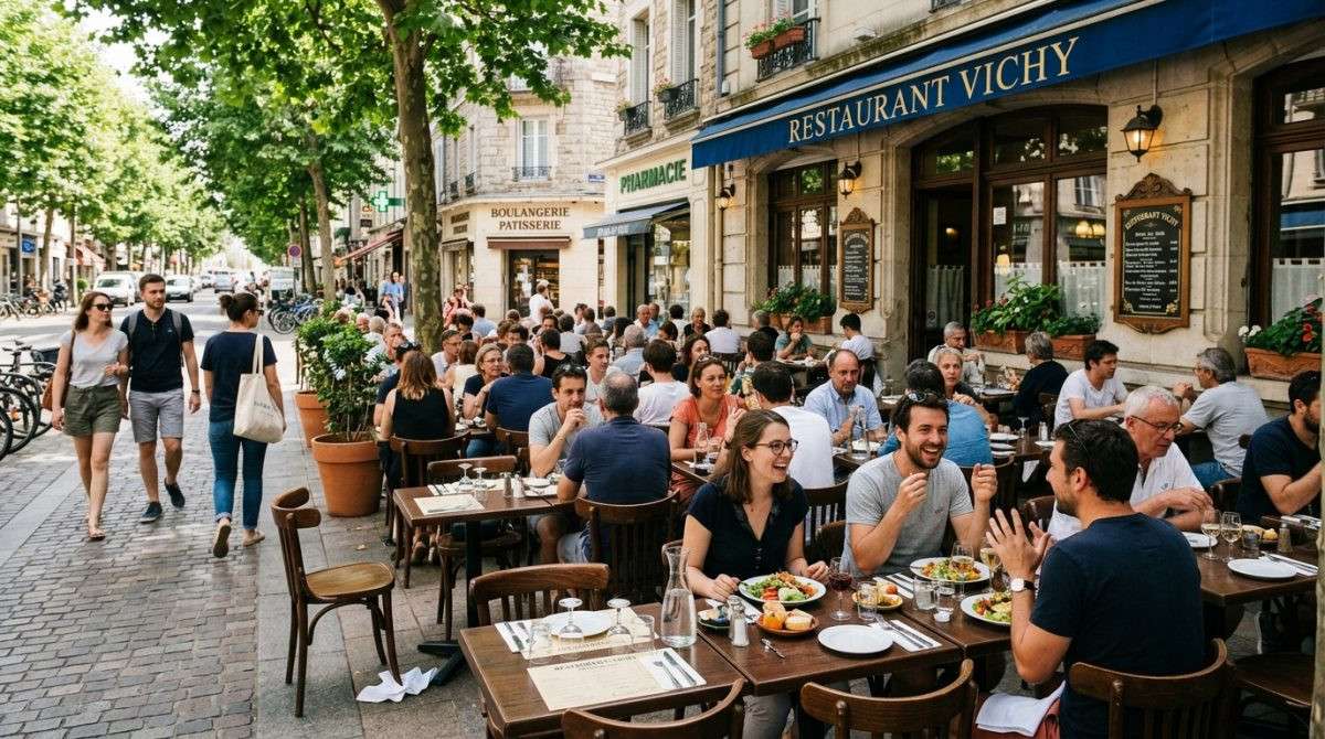 Restaurant avec terrasse à vendre à Vichy 