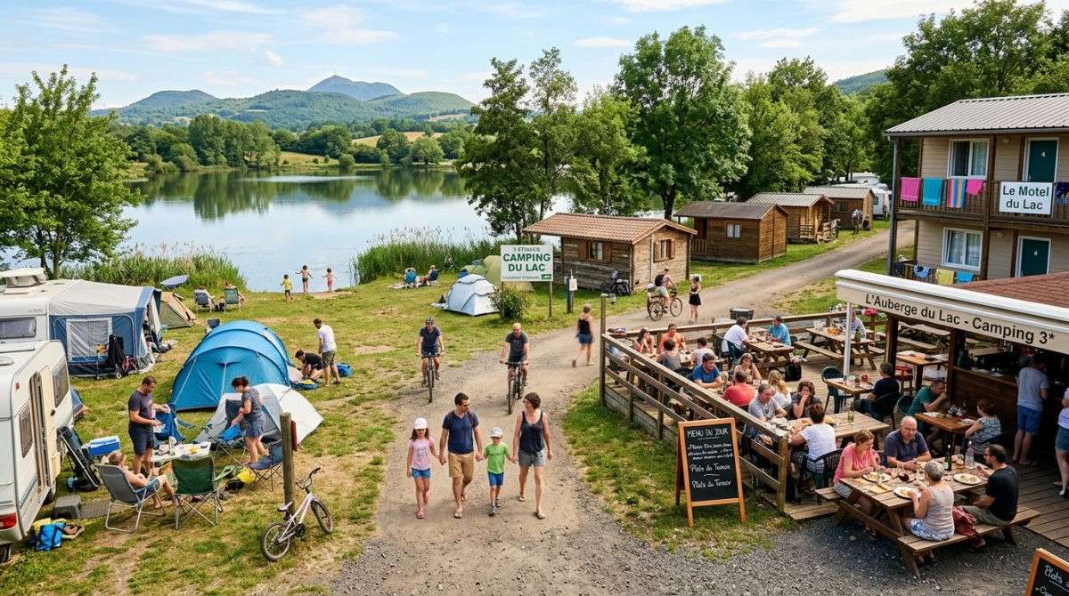 AV camping *** 3 hectares en pleine propriété 63