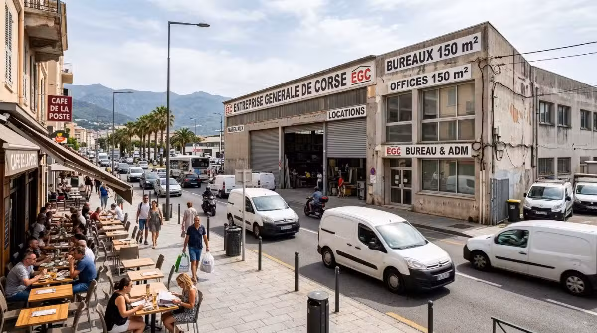 Vente murs commerciaux de 1375m² en Haute Corse