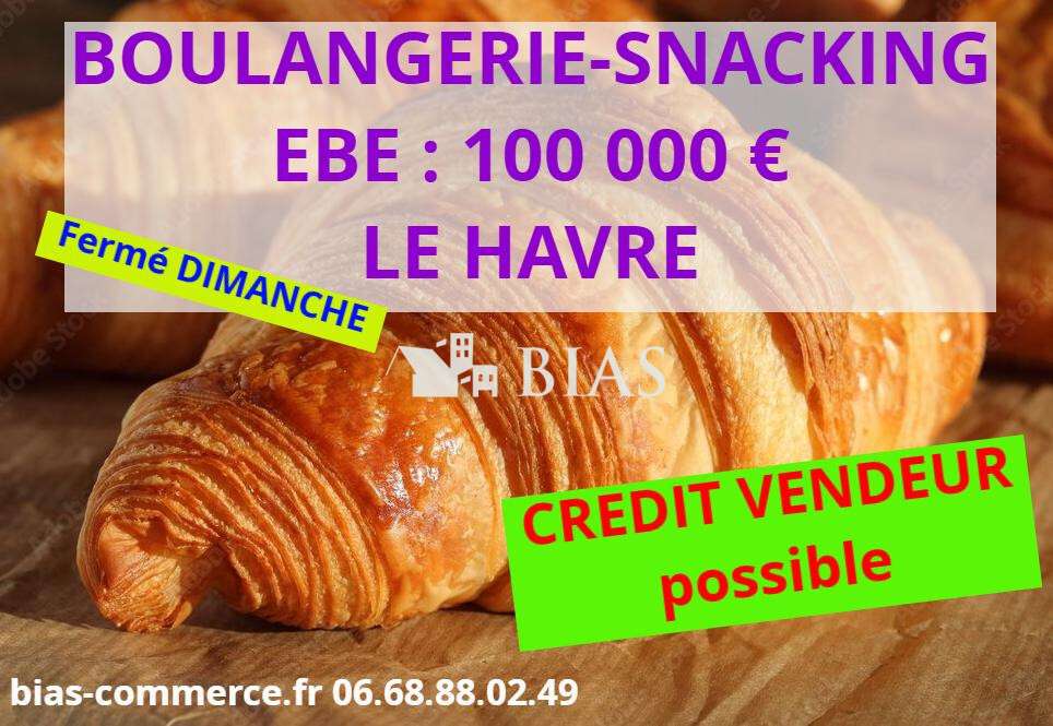 Vente boulangerie pâtisserie snack Seine Maritime