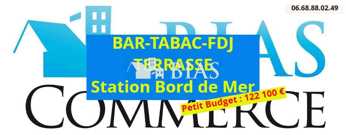 Vente bar tabac jeux en centre ville station 76