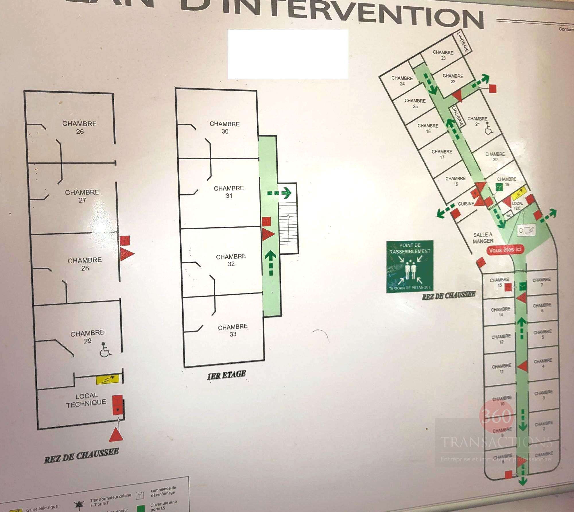Hôtel sur terrain de plus de 6ha proche Bordeaux