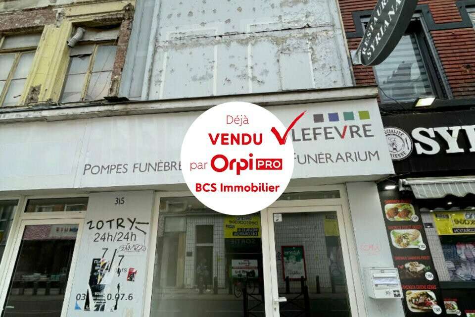 Local commercial d'angle 85m² à Mons-en-Baroeul