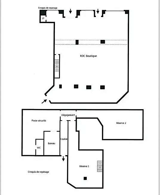 Location pure boutique 635m² 75018 Paris-Barbès