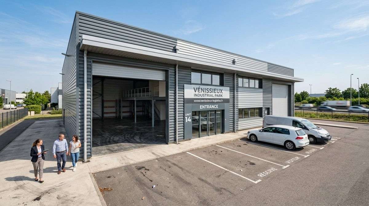 Vente entrepôt de 151m² + parkings à Vénissieux