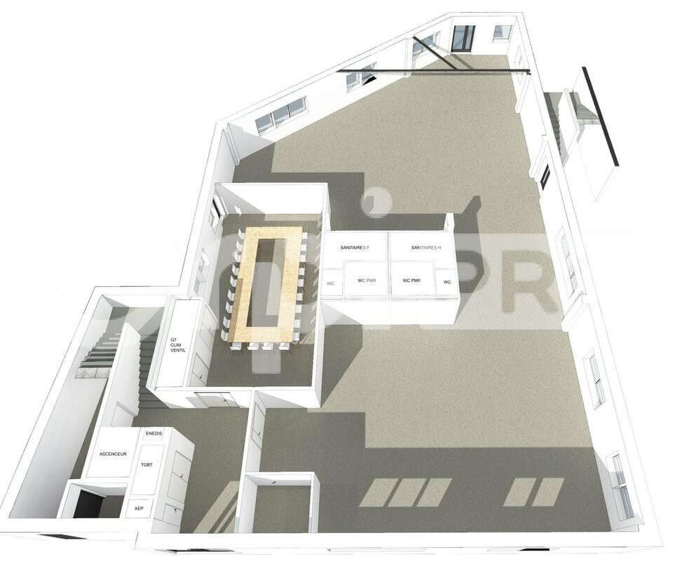Bureaux neufs à louer 396m²  à Puilboreau