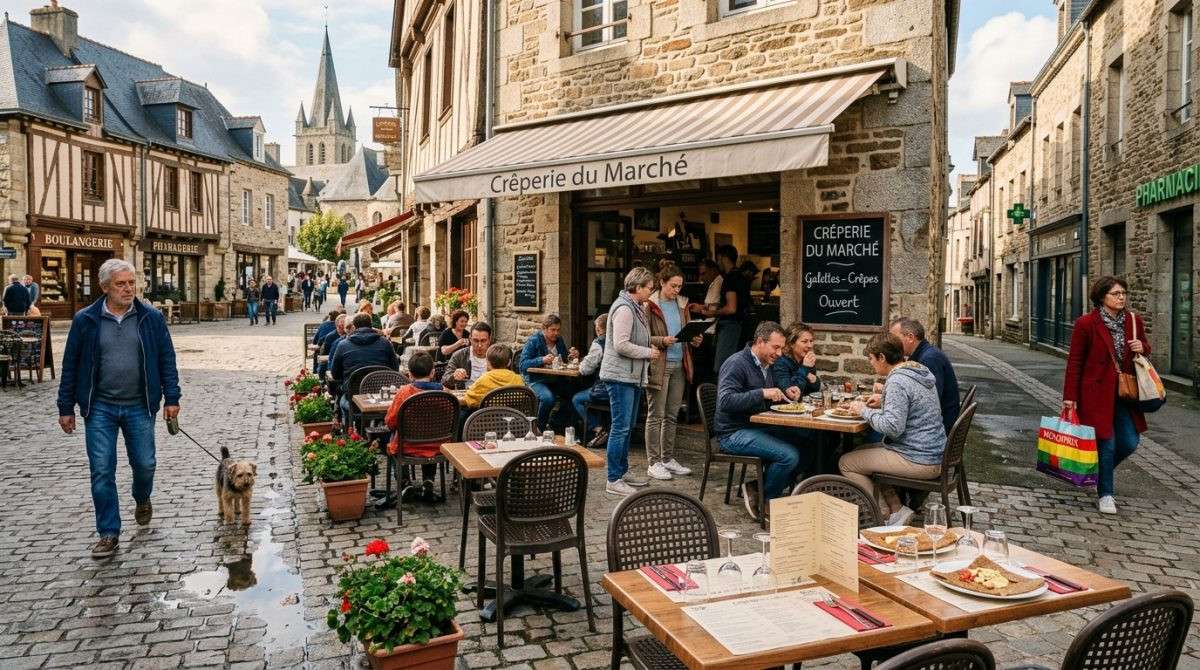 Vente crêperie terrasse empl N°1 dept Morbihan