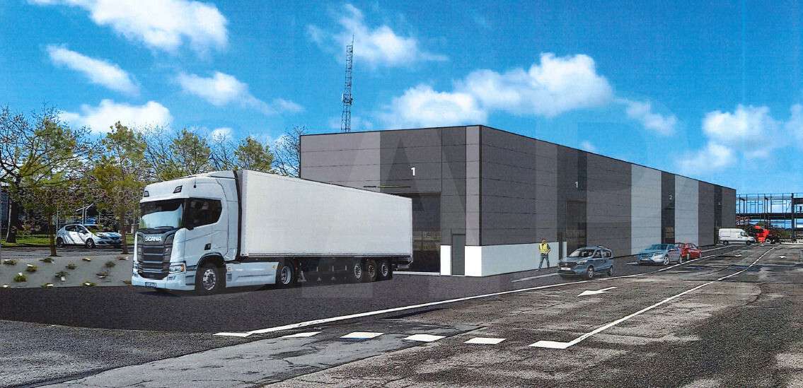 A louer entrepôt neuf 960m² divisible à Lanester