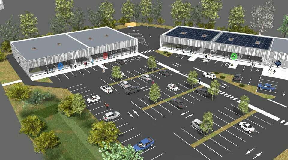 A louer deux cellules commerciales 800m² à Briec